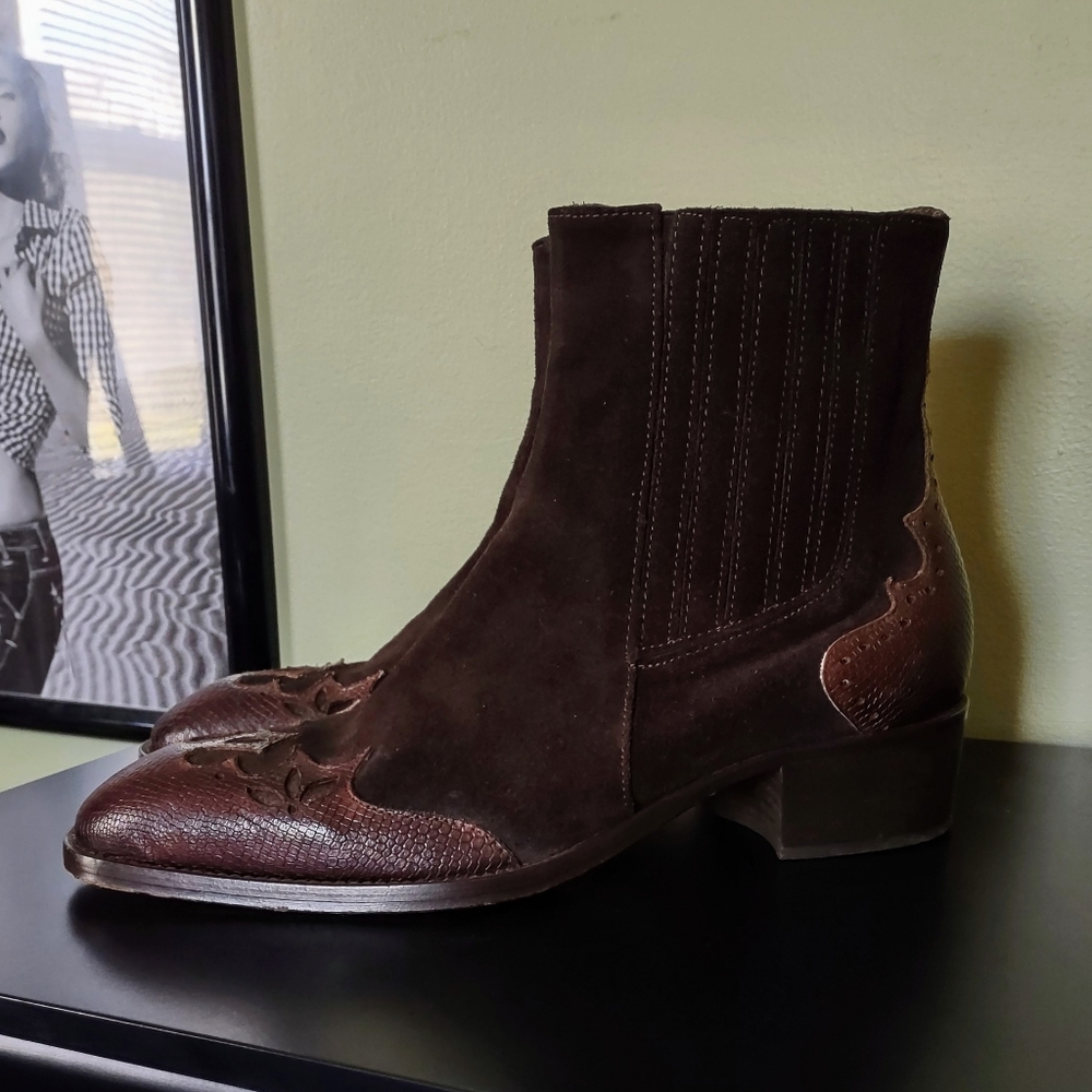 Sangue Leather Boots